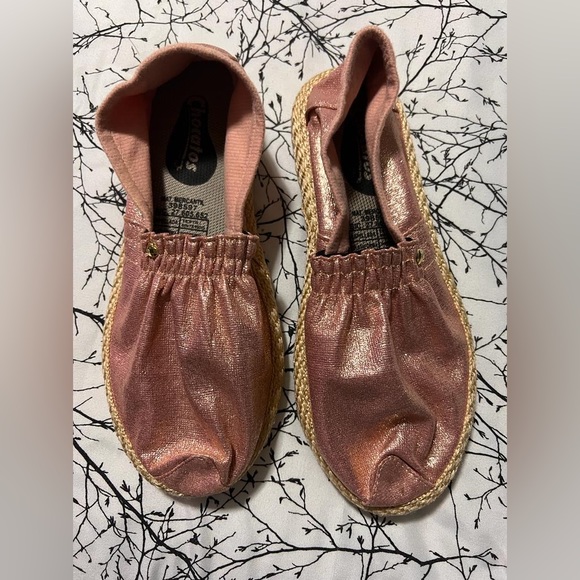 Rose Gold Slip Ons - Picture 1 of 3